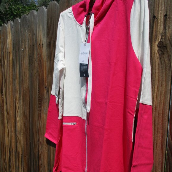 Neon Buddha Colorblock Jacket Lux Leisure Collection Full Zip Pockets Size L NWT - Picture 8 of 11